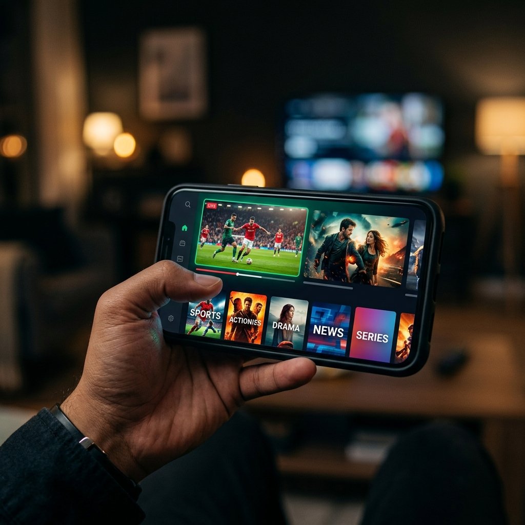 Application IPTV pour smartphone Android